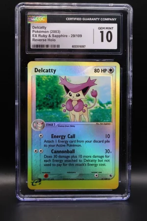Pokémon CGC 10 MINT Delcatty Enekoro (RS 29) EX Rubin & Saphir ENG Reverse HOLO