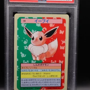 Pokémon PSA 7 Eevee Evoli Blue Black 1995 Japanese Topsun #133
