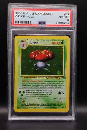 Pokémon PSA 8 Giflor (JU 15) Dschungel Deutsch